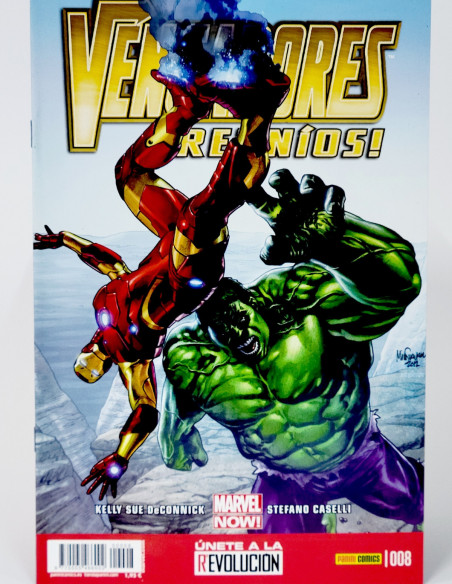 CÓMIC VENGADORES REUNIOS 8 PANINI MARVEL GRAPA DE KIOSCO