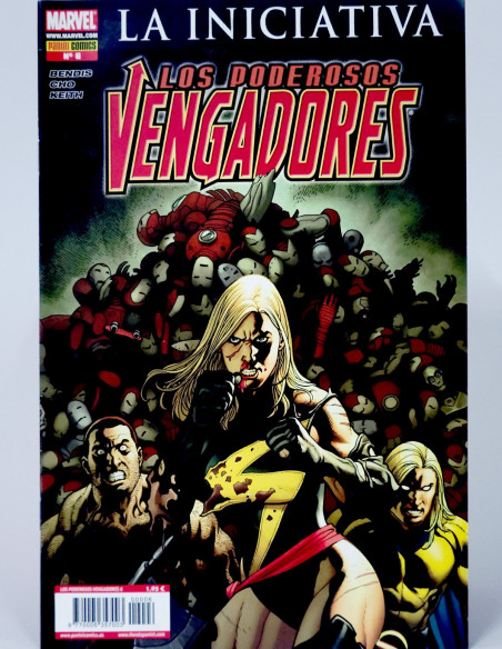 CÓMIC LOS PODEROSOS VENGADORES 6 LA INICIATIVA PANINI MARVEL GRAPA DE KIOSCO