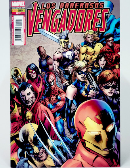 CÓMIC LOS PODEROSOS VENGADORES 7 PANINI MARVEL GRAPA DE KIOSCO