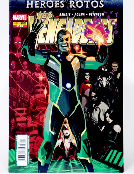 CÓMIC LOS VENGADORES 20 VOL.4 PANINI VOLUMEN MARVEL GRAPA DE KIOSCO