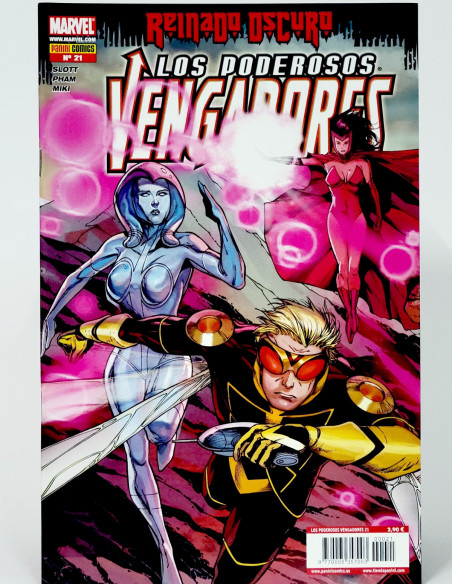 CÓMIC LOS PODEROSOS VENGADORES 21 REINADO OSCURO PANINI MARVEL GRAPA DE KIOSCO