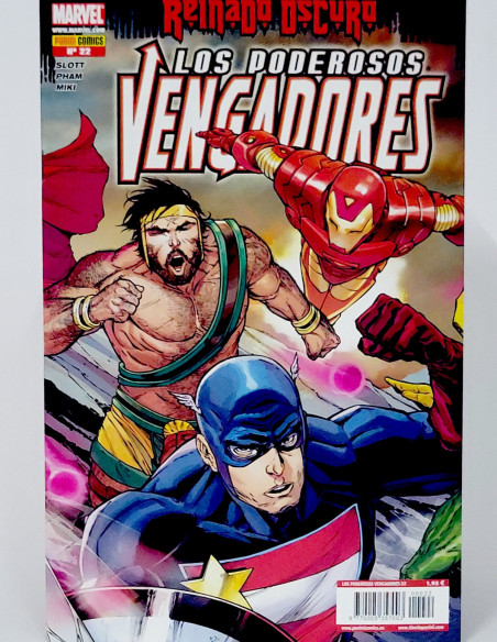 CÓMIC LOS PODEROSOS VENGADORES 22 REINADO OSCURO PANINI MARVEL GRAPA DE KIOSCO