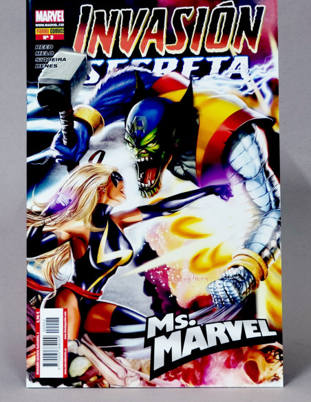 CÓMIC INVASIÓN SECRETA MS MARVEL 2 PANINI MARVEL GRAPA DE KIOSCO