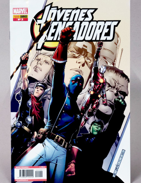 CÓMIC JÓVENES VENGADORES 2 PANINI MARVEL GRAPA DE KIOSCO