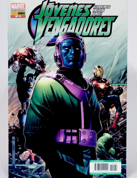 CÓMIC JÓVENES VENGADORES 4 PANINI MARVEL GRAPA DE KIOSCO
