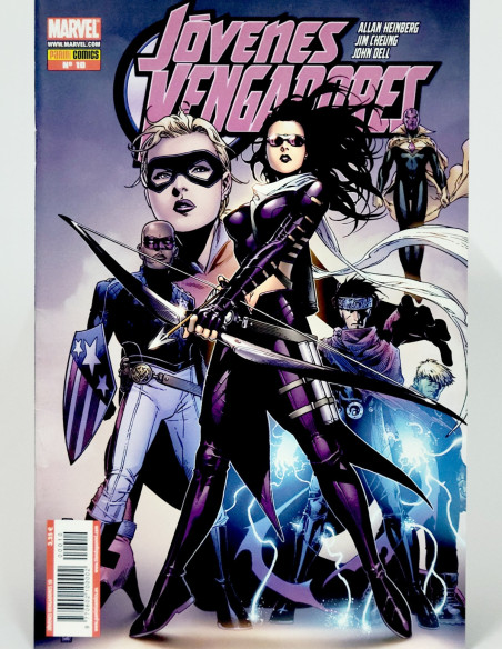 CÓMIC JÓVENES VENGADORES 10 PANINI MARVEL GRAPA DE KIOSCO
