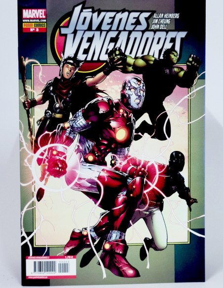 CÓMIC JÓVENES VENGADORES 3 PANINI MARVEL GRAPA DE KIOSCO