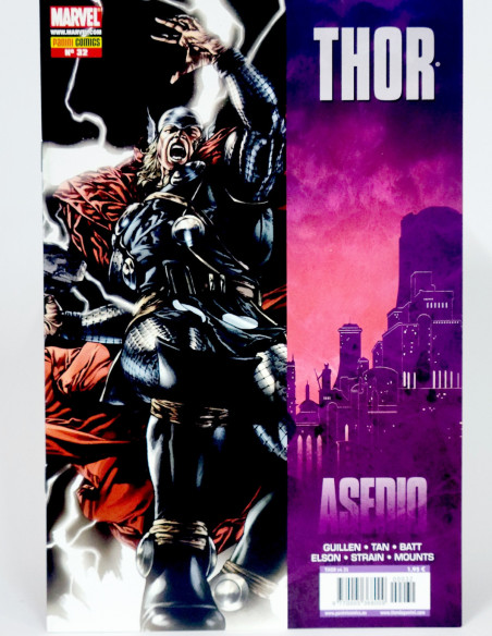 CÓMIC THOR 32 ASEDIO PANINI MARVEL GRAPA DE KIOSCO