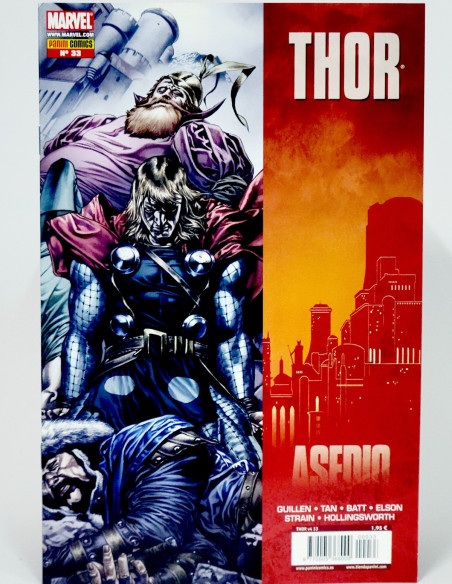 CÓMIC THOR 33 ASEDIO PANINI MARVEL GRAPA DE KIOSCO
