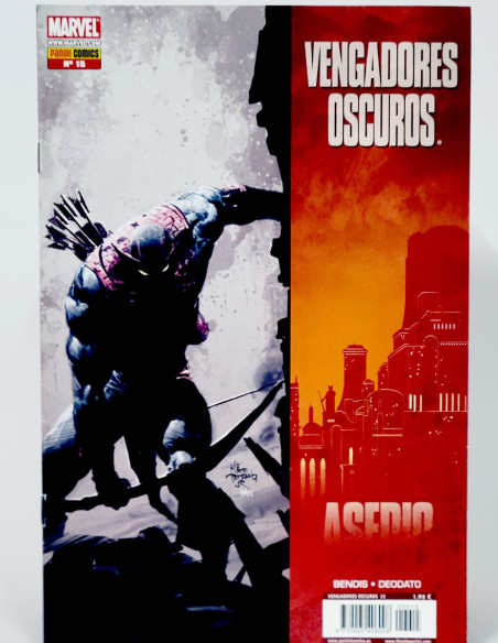 CÓMIC VENGADORES OSCUROS 15 ASEDIO PANINI MARVEL GRAPA DE KIOSCO