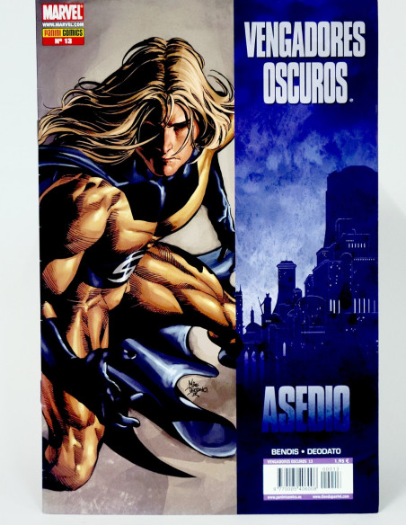 CÓMIC VENGADORES OSCUROS 10 ASEDIO PANINI MARVEL GRAPA DE KIOSCO