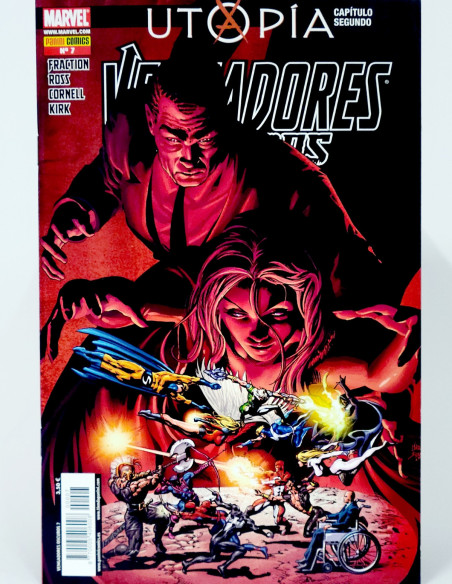 CÓMIC VENGADORES OSCUROS 7 UTOPÍA PANINI MARVEL GRAPA DE KIOSCO