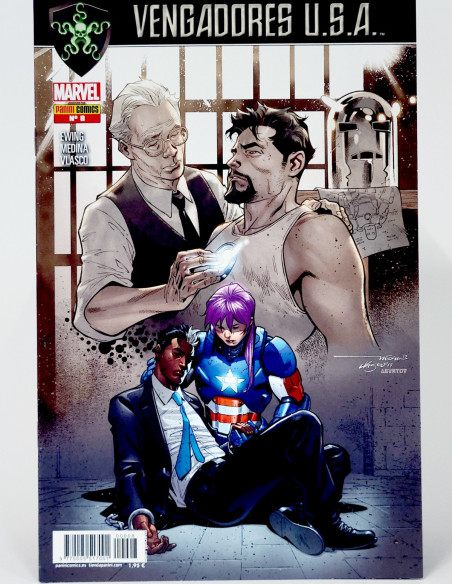 CÓMIC VENGADORES USA 8 PANINI MARVEL GRAPA DE KIOSCO