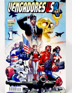 CÓMIC VENGADORES USA 1 PANINI MARVEL GRAPA DE KIOSCO