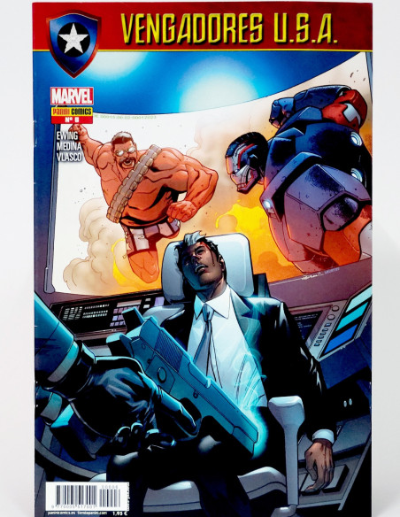 CÓMIC VENGADORES USA 6 PANINI MARVEL GRAPA DE KIOSCO