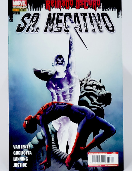 CÓMIC REINADO OSCURO SR NEGATIVO PANINI MARVEL GRAPA DE KIOSCO