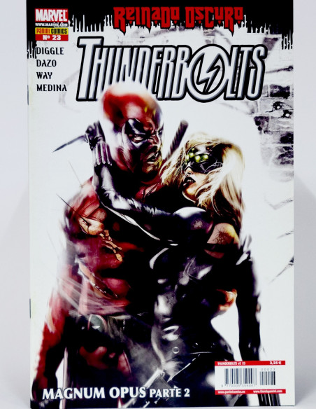 CÓMIC THUNDERBOLTS 23 REINADO OSCURO PANINI MARVEL GRAPA DE KIOSCO