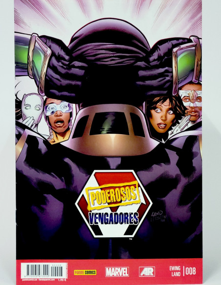 CÓMIC PODEROSOS VENGADORES 8 CAPITAN AMÉRICA VOL.2 PANINI MARVEL VOLUMEN GRAPA DE KIOSCO