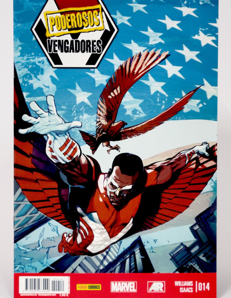 CÓMIC PODEROSOS VENGADORES 14 CAPITAN AMÉRICA VOL.2 PANINI MARVEL VOLUMEN GRAPA DE KIOSCO