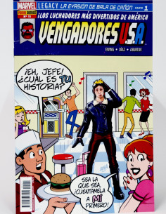 CÓMIC VENGADORES USA 11 PANINI MARVEL GRAPA DE KIOSCO