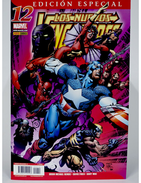 CÓMIC LOS NUEVOS VENGADORES 12 VOL.1 EDICION ESPECIAL PANINI MARVEL VOLUMEN GRAPA DE KIOSCO