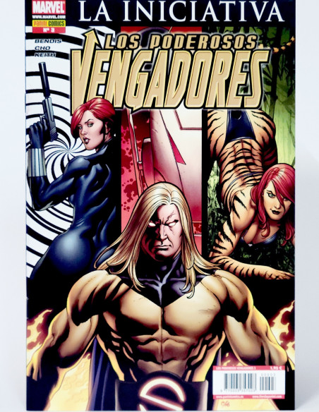 CÓMIC LOS PODEROSOS VENGADORES 3 LA INICIATIVA PANINI MARVEL GRAPA DE KIOSCO