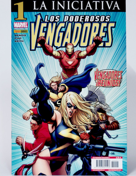 CÓMIC LOS PODEROSOS VENGADORES 1 LA INICIATIVA PANINI MARVEL GRAPA DE KIOSCO