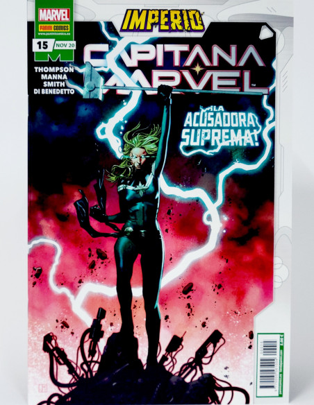 CÓMIC CAPITANA MARVEL 15 IMPERIO NOVIEMBRE 2020 PANINI MARVEL GRAPA DE KIOSCO