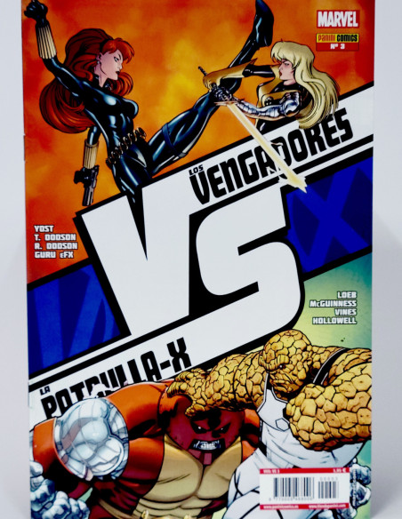 CÓMIC VVX VS LOS VENGADORES VS LA PATRULLA -X 3 PANINI MARVEL GRAPA DE KIOSCO