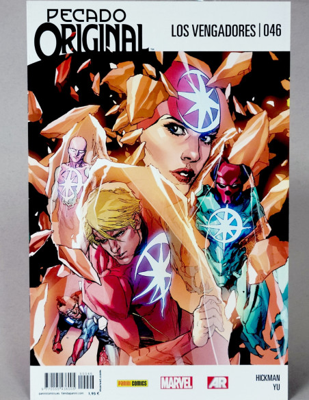 CÓMIC LOS VENGADORES 47 PECADO ORIGINAL VOL.4 PANINI VOLUMEN MARVEL GRAPA DE KIOSCO