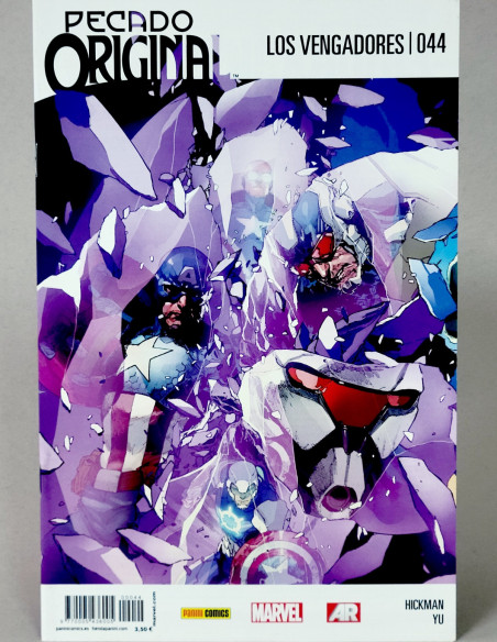 CÓMIC LOS VENGADORES 44 PECADO ORIGINAL VOL.4 PANINI MARVEL VOLUMEN GRAPA DE KIOSCO
