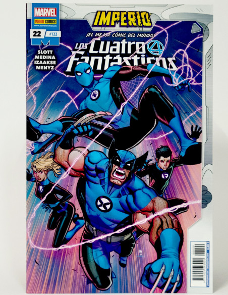 CÓMIC LOS CUATRO FANTASTICOS 122 VOL.7 IMPERIO PANINI MARVEL VOLUMEN GRAPA DE KIOSCO
