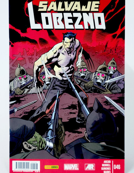 CÓMIC SALVAJE LOBEZNO 46 PANINI MARVEL GRAPA DE KIOSCO