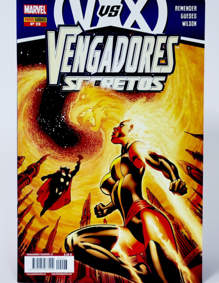 CÓMIC VENGADORES SECRETOS 23 V VS X PANINI MARVEL GRAPA DE KIOSCO