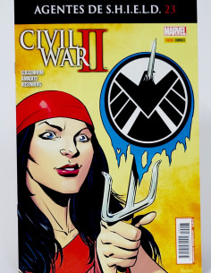 CÓMIC AGENTES DE SHIELD 23 CIVIL WAR II PANINI MARVEL...