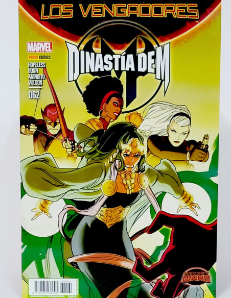 CÓMIC LOS VENGADORES 62 DINASTÍA DE M VOL.4 PANINI MARVEL VOLUMEN GRAPA DE KIOSCO