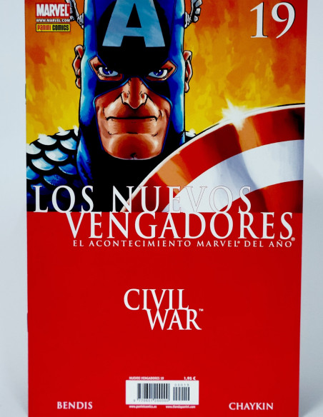 CÓMIC LOS NUEVOS VENGADORES 19 CIVIL WAR PANINI MARVEL GRAPA DE KIOSCO