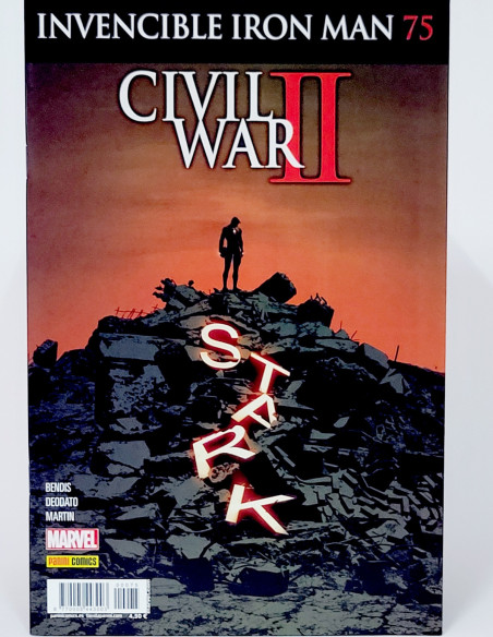 CÓMIC INVENCIBLE IRON MAN 75 CIVIL WAR II PANINI MARVEL GRAPA DE KIOSCO