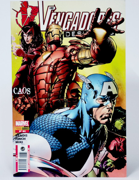 CÓMIC LOS VENGADORES DESUNIDOS 6 CAOS PANINI MARVEL GRAPA DE KIOSCO