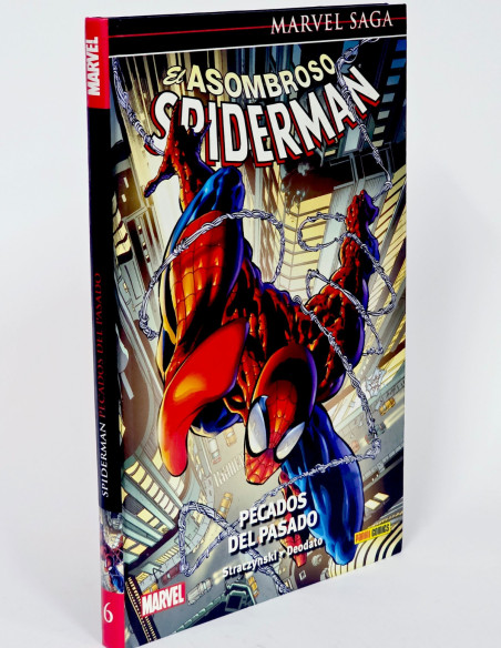 CÓMIC EL ASOMBROSO SPIDERMAN 6 PECADOS DEL PASADO MARVEL SAGA PANINI (SPIDER-MAN) DE KIOSCO