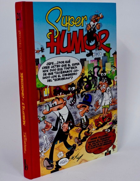 CÓMIC SUPER HUMOR MORTADELO Y FILEMÓN 21 QUINTA EDICIÓN EDICIONES B CASI EXCELENTE ESTADO