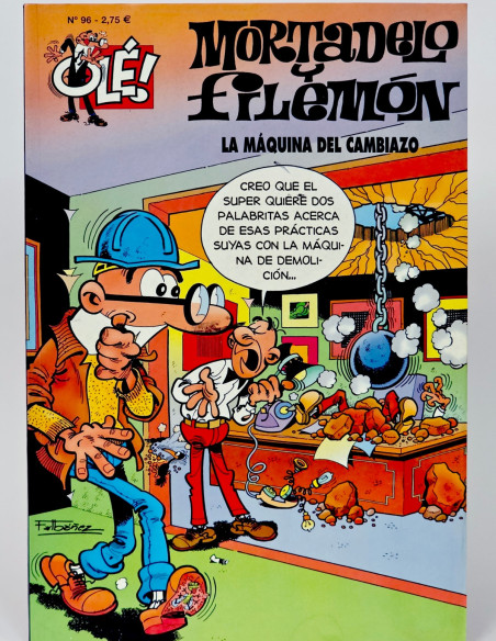 CÓMIC MORTADELO Y FILEMÓN 96 OLÉ TERCERA EDICIÓN EDICIONES B MUY BUEN ESTADO