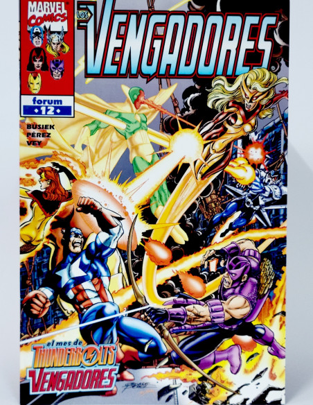 CÓMIC LOS VENGADORES 12 VOL.3 FORUM MARVEL VOLUMEN GRAPA DE KIOSCO