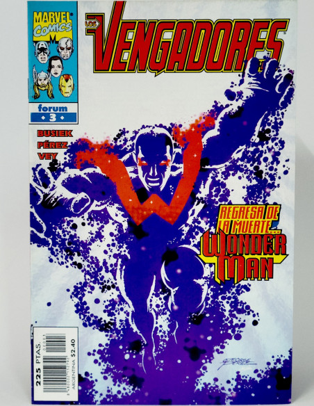 CÓMIC LOS VENGADORES 3 VOL.3 FORUM MARVEL VOLUMEN GRAPA DE KIOSCO