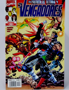 CÓMIC LOS VENGADORES 33 VOL.3 FORUM MARVEL VOLUMEN GRAPA...