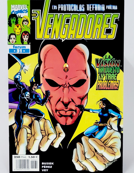 CÓMIC LOS VENGADORES 31 VOL.3 FORUM MARVEL VOLUMEN GRAPA DE KIOSCO
