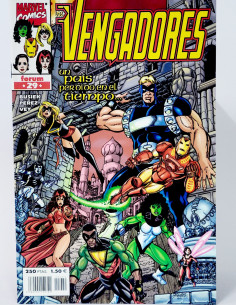 CÓMIC LOS VENGADORES 29 VOL.3 FORUM MARVEL VOLUMEN GRAPA...