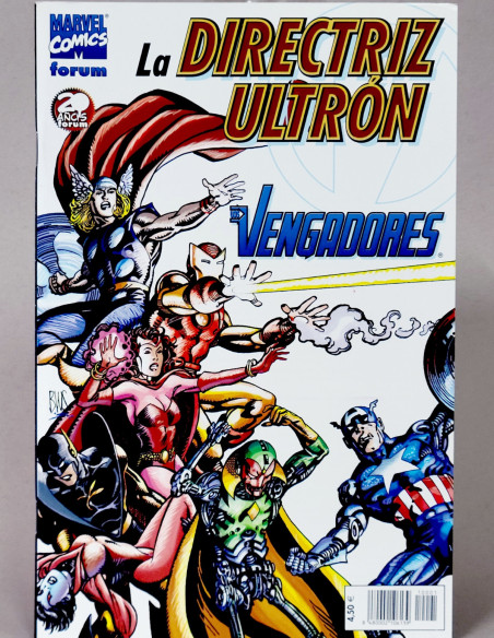 CÓMIC LOS VENGADORES LA DIRECTRIZ ULTRON ESPECIAL FORUM MARVEL GRAPA DE KIOSCO