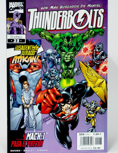 CÓMIC THUNDERBOLTS 23 VOL.1 FORUM MARVEL VOLUMEN GRAPA DE...