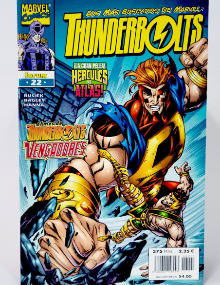 CÓMIC THUNDERBOLTS 22 VOL.1 FORUM MARVEL VOLUMEN GRAPA DE KIOSCO